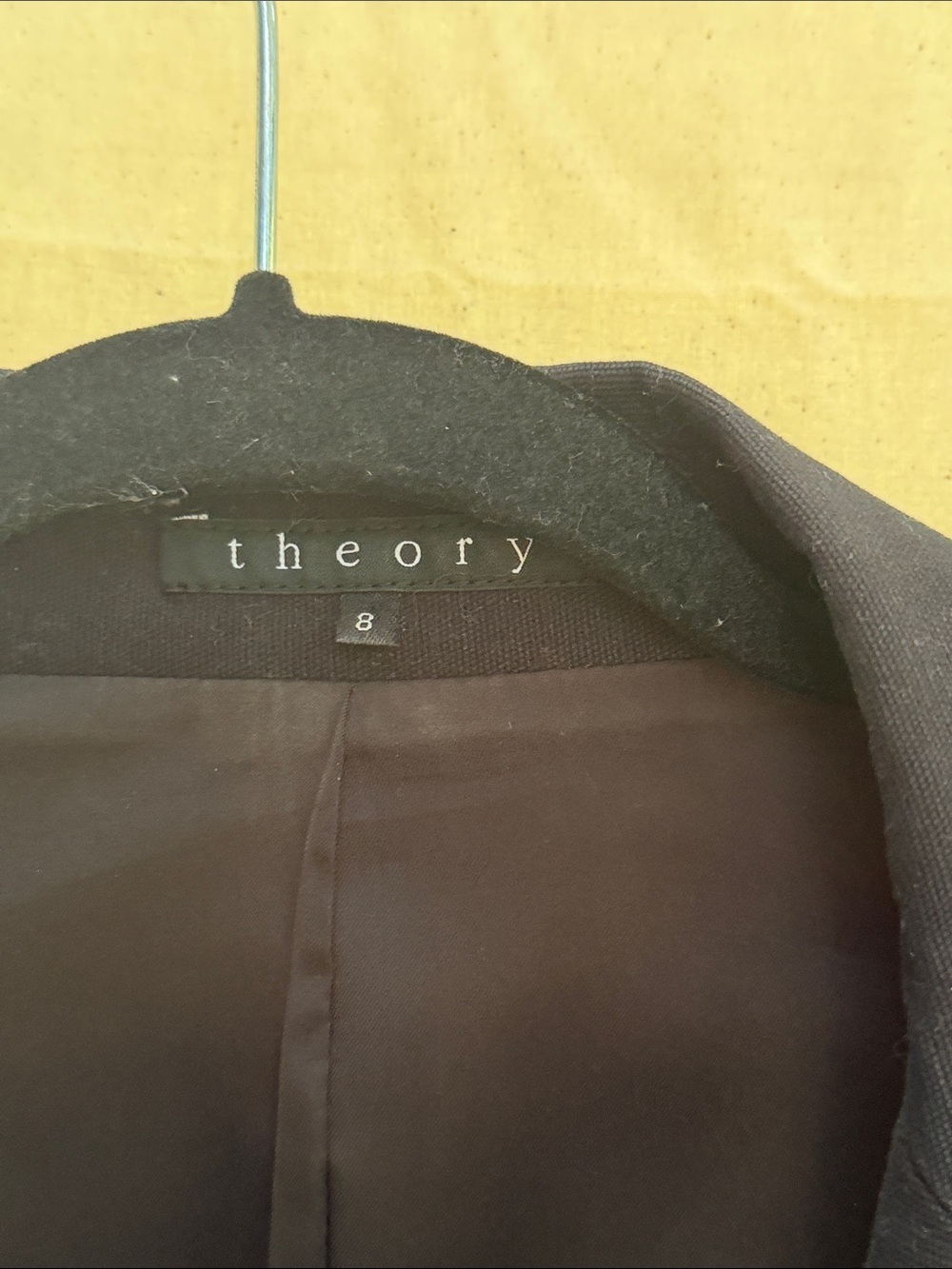 Theory Women's Black Two-Button Tailored Blazer - Picture 2 of 5